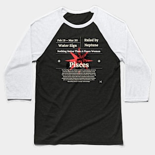 Proud Pisces Edition Baseball T-Shirt